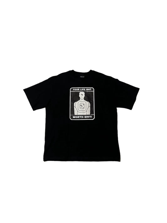 WARNING SIGN TEE (BLACK)